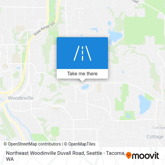Mapa de Northeast Woodinville Duvall Road