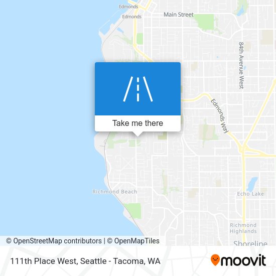 Mapa de 111th Place West