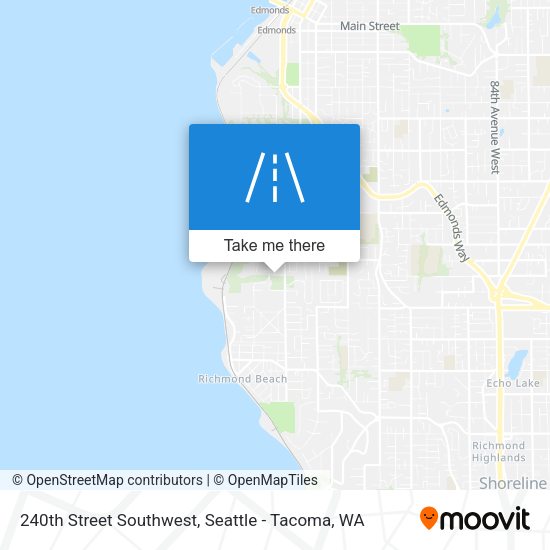 Mapa de 240th Street Southwest