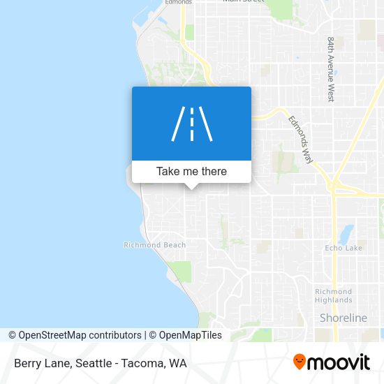 Berry Lane map