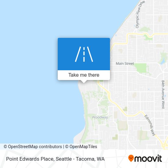 Point Edwards Place map