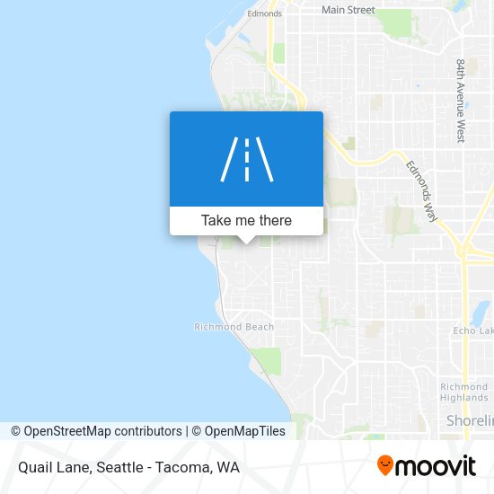 Quail Lane map