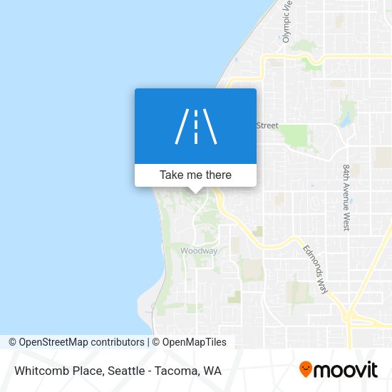 Whitcomb Place map