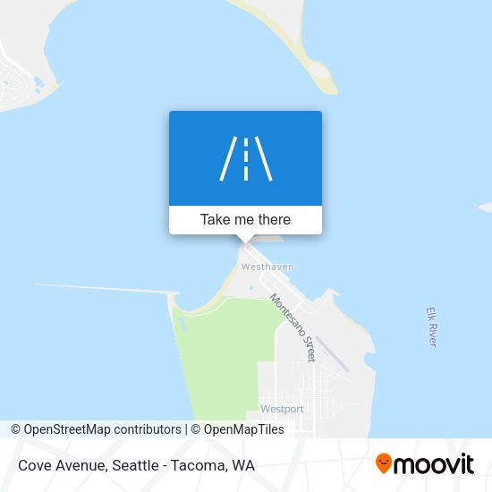 Cove Avenue map