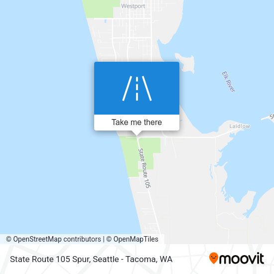 Mapa de State Route 105 Spur
