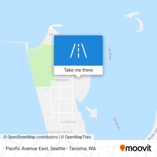 Pacific Avenue East map