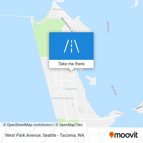 West Park Avenue map