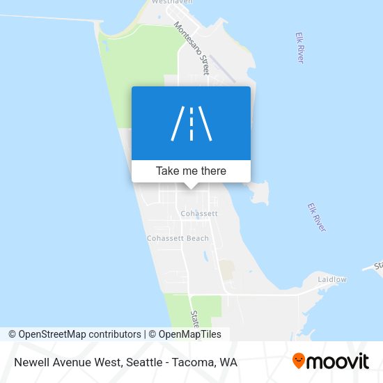 Newell Avenue West map
