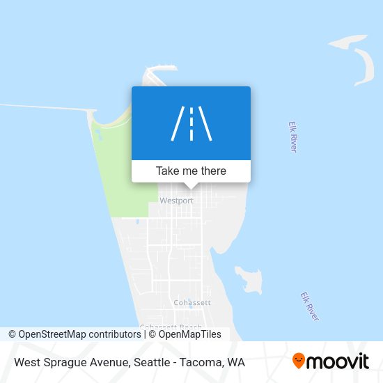 Mapa de West Sprague Avenue