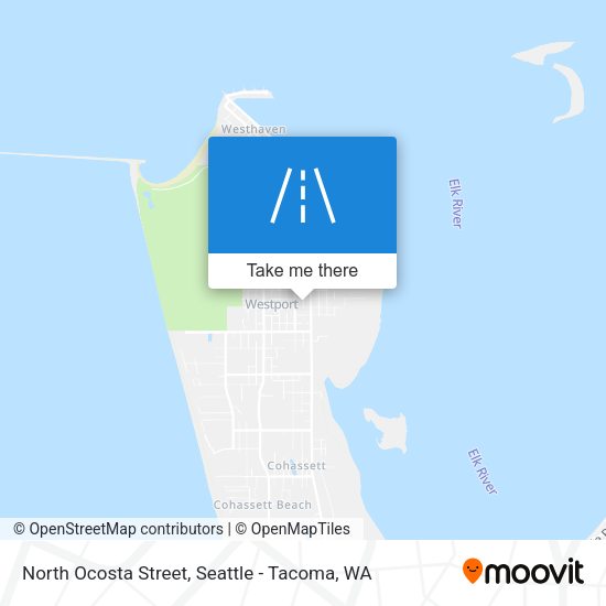 North Ocosta Street map