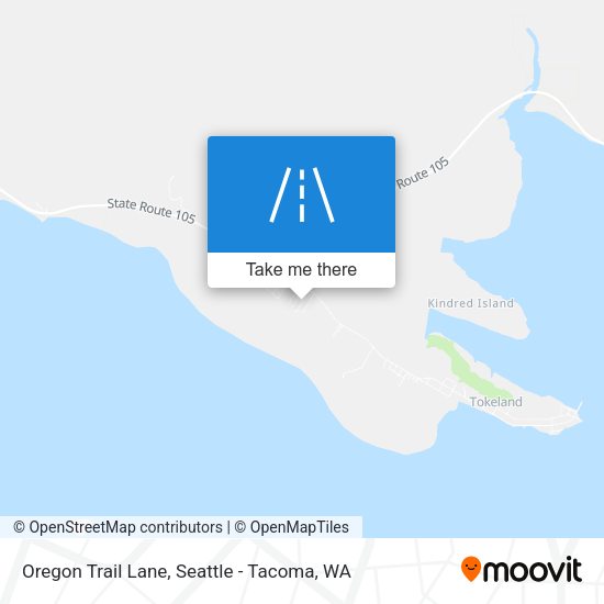 Mapa de Oregon Trail Lane