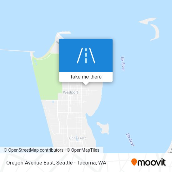Oregon Avenue East map