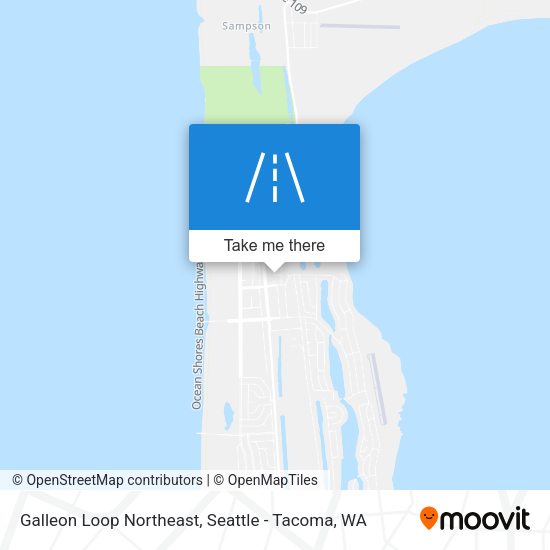 Mapa de Galleon Loop Northeast