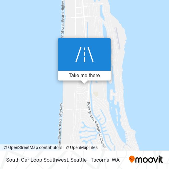 South Oar Loop Southwest map
