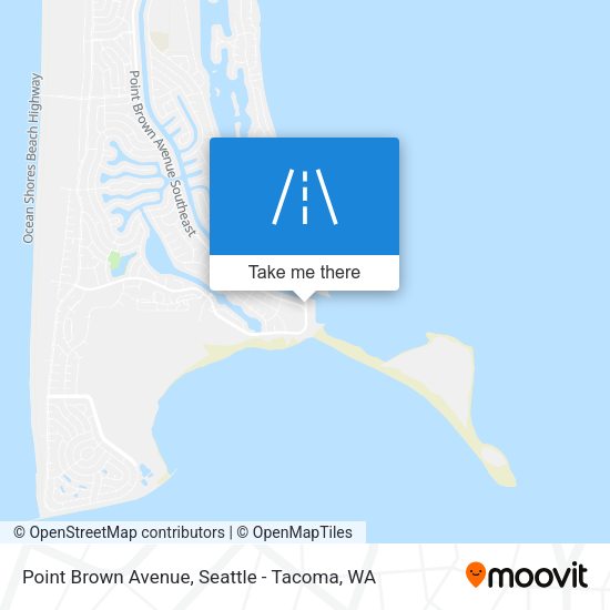 Point Brown Avenue map