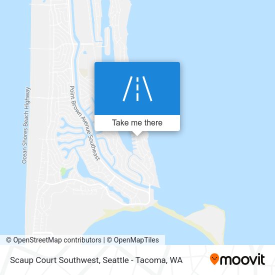 Scaup Court Southwest map