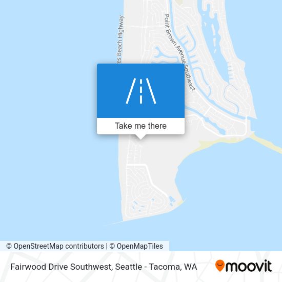 Mapa de Fairwood Drive Southwest