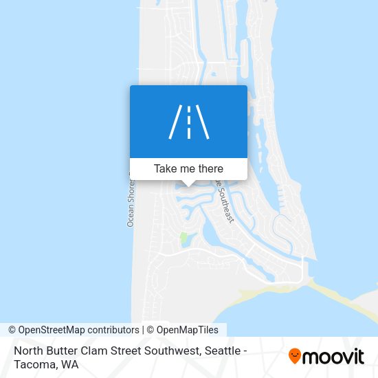 Mapa de North Butter Clam Street Southwest