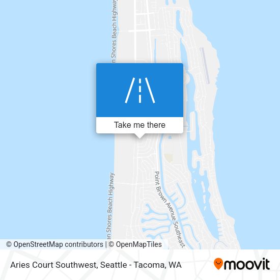 Aries Court Southwest map