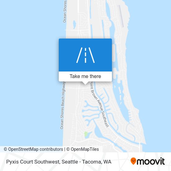 Mapa de Pyxis Court Southwest