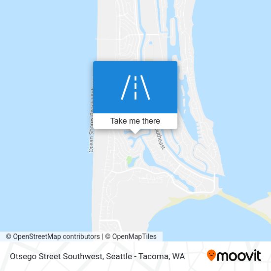 Otsego Street Southwest map