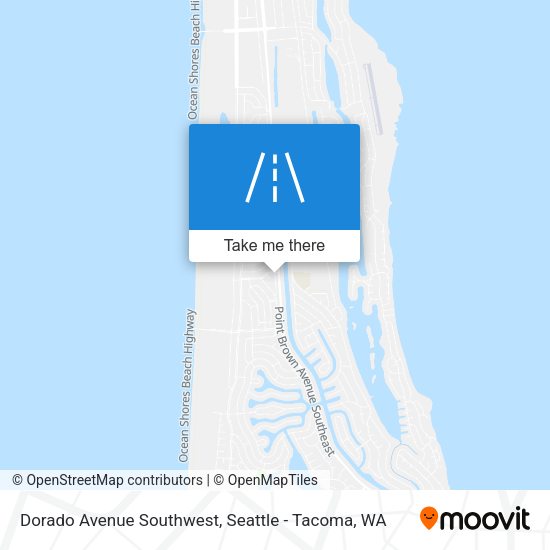 Mapa de Dorado Avenue Southwest