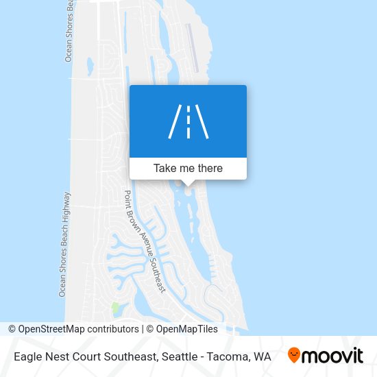 Mapa de Eagle Nest Court Southeast