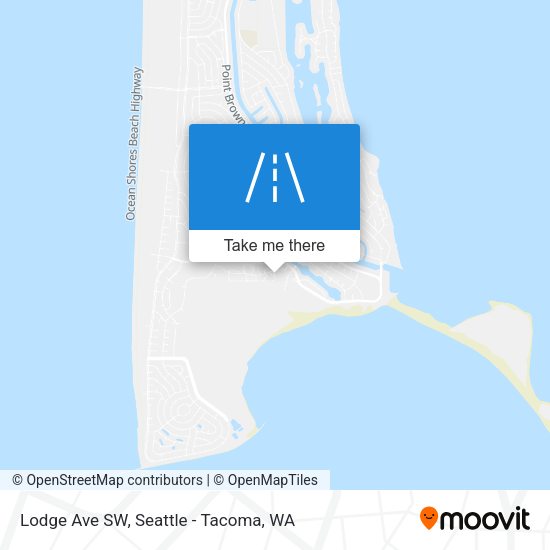 Lodge Ave SW map