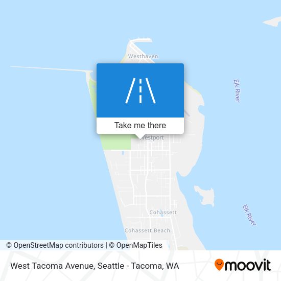 Mapa de West Tacoma Avenue