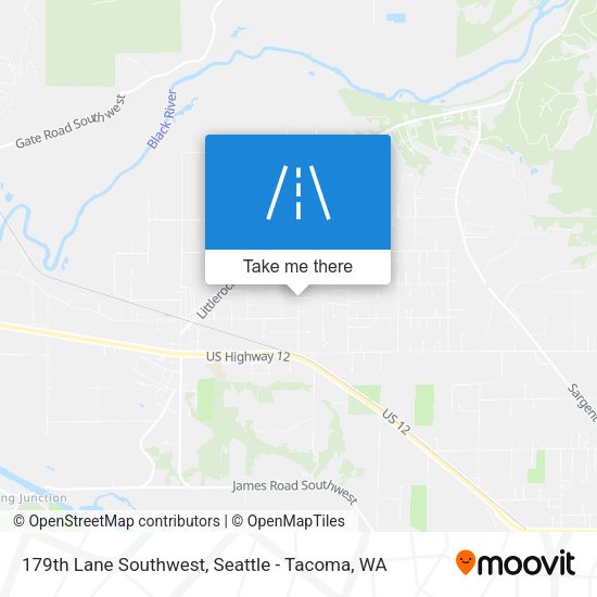 Mapa de 179th Lane Southwest