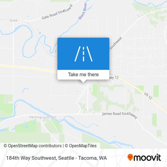 Mapa de 184th Way Southwest