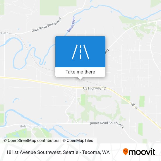 Mapa de 181st Avenue Southwest