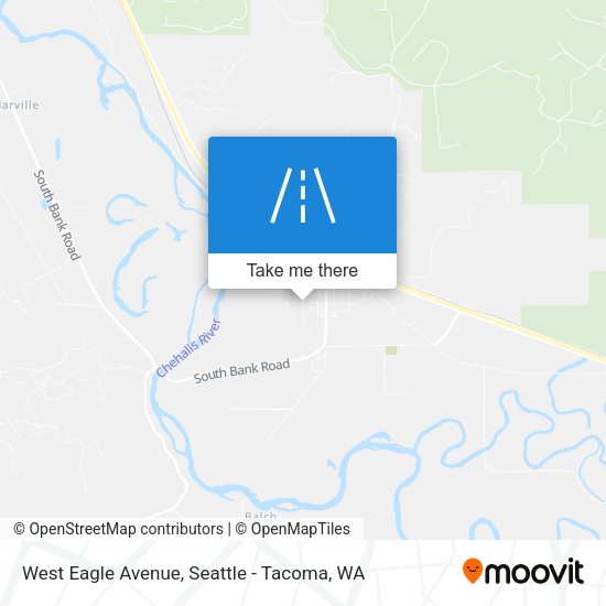 Mapa de West Eagle Avenue