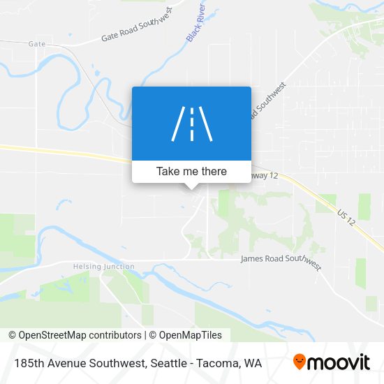 Mapa de 185th Avenue Southwest