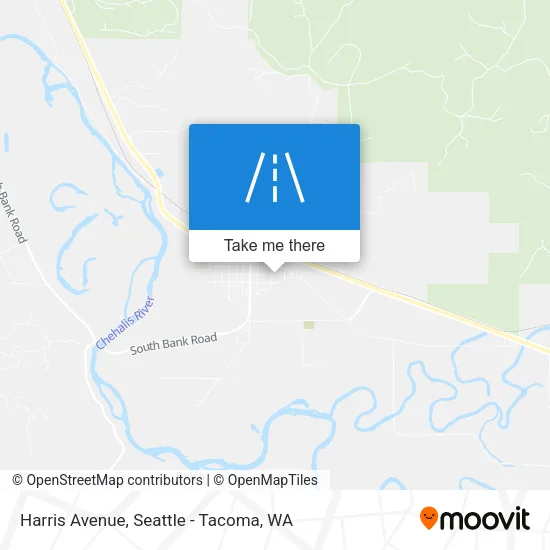 Harris Avenue map