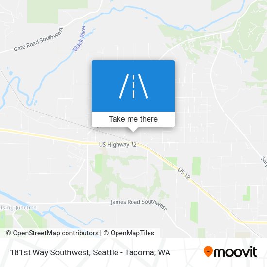 181st Way Southwest map