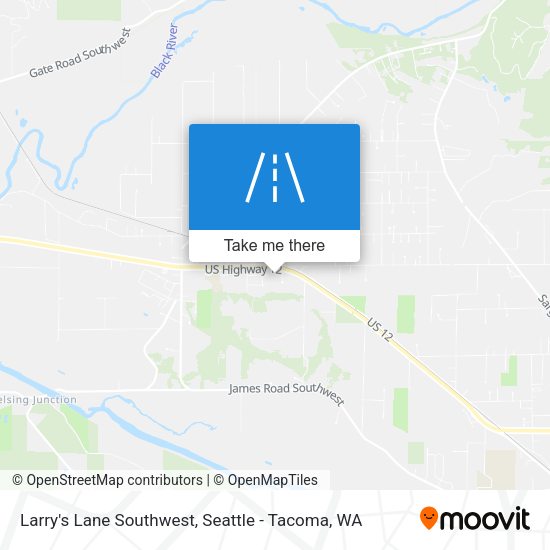 Larry's Lane Southwest map