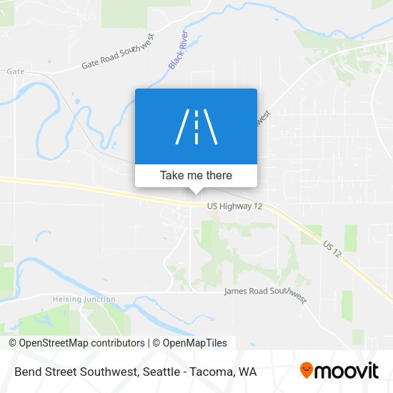 Bend Street Southwest map