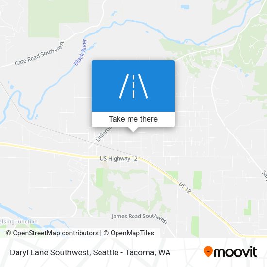 Mapa de Daryl Lane Southwest