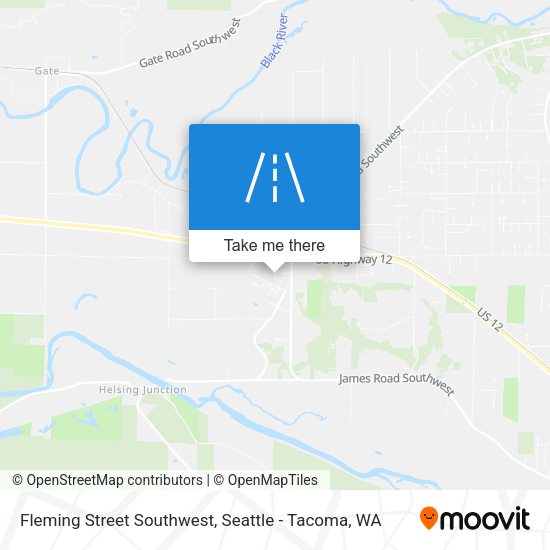 Mapa de Fleming Street Southwest