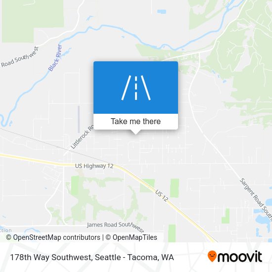 178th Way Southwest map