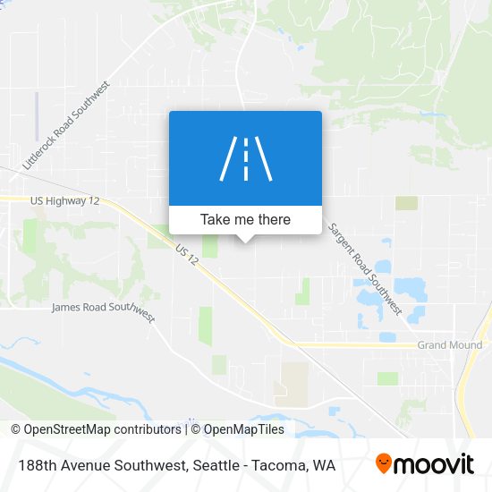 Mapa de 188th Avenue Southwest