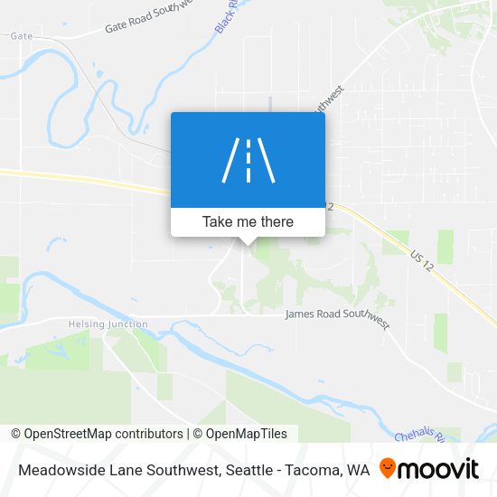 Mapa de Meadowside Lane Southwest