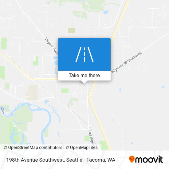 Mapa de 198th Avenue Southwest