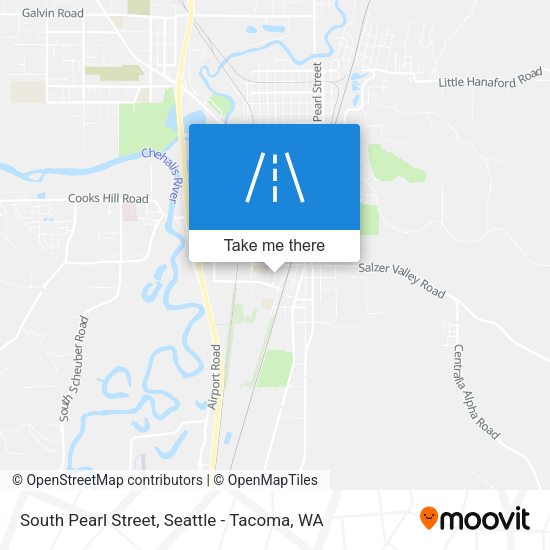 South Pearl Street map
