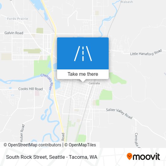 South Rock Street map