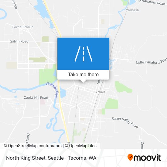 North King Street map