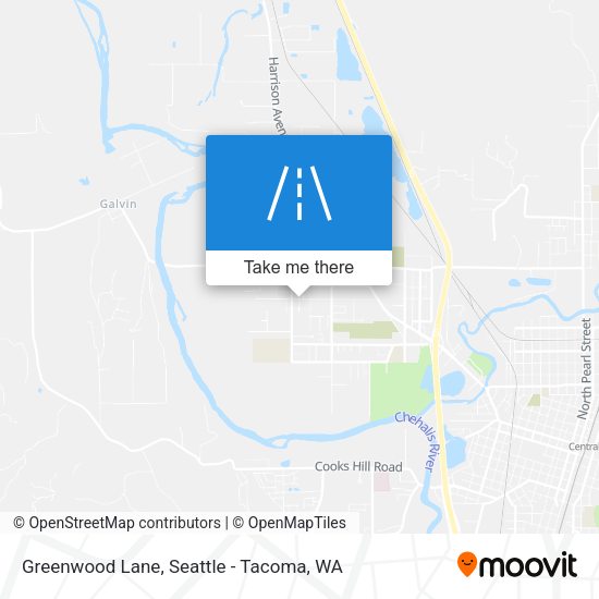 Mapa de Greenwood Lane