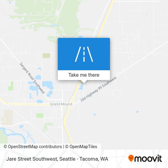 Mapa de Jare Street Southwest