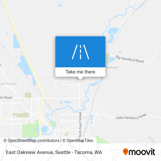 Mapa de East Oakview Avenue